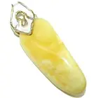 Incredible Butterscotch Baltic Amber .925 Sterling Silver handmade pendant