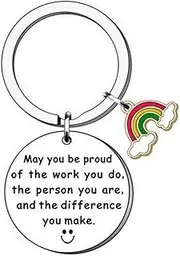 [Generic] Thank You Gift Keychain for Coworkers Team Appreciation Present, Best Friend, Christmas Birthday Gifts, Keyring for Thanksgiving Gifts for Mothers/Dad/Lovers Keychain