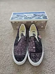 Vans KXTH 10th ANNIVERSARY OG Classic Slip-O Men Size 12 Bandana Moonless Kith