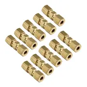 10pcs Brake Line Connector Without Flaring 4.75mm 3/16 Useful Brake Line Connector for Brake Line Car Accessories Yellow