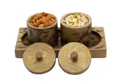 Glass Spice Jars with Labels, Spice Jars with Bamboo Lids, Spice jars with tray