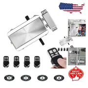 Elegant Polished Stainless Steel Keyless Door Lock with Remote Control Access