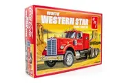Amt 1160 1/25 White Western Star Semi Tractor Coca Cola Plastic Model Kit
