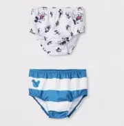 New Junk Food Mickey Mouse Reusable Swim Bloomers | Diapers Infant Size 3-6 MO