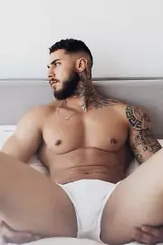[Y053] Male Model Showing Off Body To Viewer Fine Art Hunky Physique