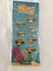 Disney Finding Nemo Submarine Voyage Bruce Dory Squirt Nautilus Neptune Pin Set