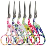 Stork Bird Embroidery Craft Colorful Stainless Steel Crane Scissors