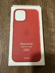 Apple iPhone 12 Mini Leather Case Scarlet with MagSafe (Product) Red MHK73ZM/A