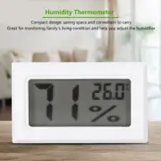 Digital LCD Hygrometer Indoor Thermometer Humidity Monitor For Home Office Gre