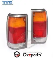 Set Pair LH+RH Tail Light Grey For Ford Courier PC PD Mazda B Ser Bravo UF Ute (for: Mazda)