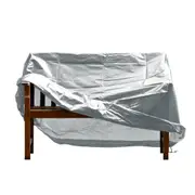Worth Covering - Grey Outdoor Bench Cover -130cm L x 66cm W x 86cm H x 60cm H