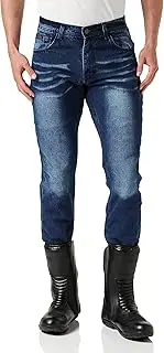 [Bikers Gear Australia] Limited Lined Kevlar Classic Motorcycle Jeans Protection, Stone Wash Denim, Size 32S