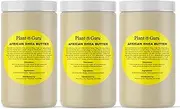 Raw African Shea Butter 32 oz (3 pack) Bulk Unrefined Grade A 100% Pure Natural Ivory / White From Ghana DIY Crafts, Body, Lotion, Cream, lip Balm, Soap Making, Eczema, Psoriasis And Aid Stretch Marks