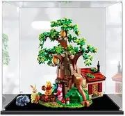 Acrylic Display Case for LEGO 21326 Ideas Winnie The Pooh Figure Storage Box Dust Proof Glue Free
