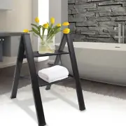 Portable 2 Step Ladder Non-slip Folding Platform Stool 330lbs Load Capacity