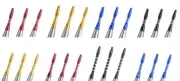 FORMULA Darts SHAFTS SET - Ringed Alloy - Colours - One set of Three