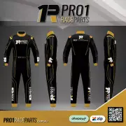 Pro1 SFi 3.2A/5 Race Suit Double 2 Layer Speedway GO Kart Drag Rally Racing Car