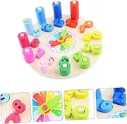 Yardwe 1Pc Creative Clock for Educational Learning Puzzle Safe Number Cognitive Plaything for Home Classroom Use Develops Memory Imagination