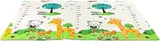 Soft for Crawling Safely Floor Play Playmate Babies PP Double-Sided Foam for Foldable Baby Easy Mats for Babies, Giraffe, 1.8M*2M*1cm