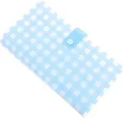 CANIGHT Frosted Business Card Book Business Card Folder Book Button Lock Photo Album Card Holder with Sleeves Office Card File Button Secure Photo Album Card Holder Binder Photocard Binder