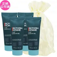 在飛比找Yahoo奇摩購物中心優惠-BIOTHERM 碧兒泉 長效控油海鹽潔面膠(40ml)*4