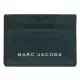 【MARC JACOBS 馬克賈伯】簡約金屬LOGO漆皮拼接信用卡名片夾隨身夾(深綠)