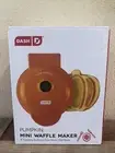 Dash DMWP001OR Mini Waffle Maker Machine for Pumpkin Shaped Individual Waffle...
