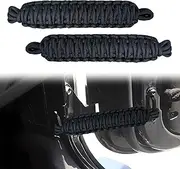 Door Limiting Straps Swing Door Check Limiter for 1987-2024 Jeep Wrangler YJ TJ JK JKU JL JLU & Gladiator JT 2/4 Door, Interior Accessories, Black