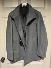 Hugo Boss Coxtan Wool Blend Coat "Open Gray" Size 40R 400166