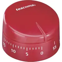 在飛比找PChome24h購物優惠-TESCOMA 圓形發條計時器(紅)