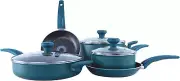 Taste of Home Non-Stick Aluminum Cookware Set, 8 Piece - New