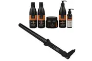 Cabello Tapered Curling Iron + Cabello Complete Hair Care Treatment 'Keep Me Hot'