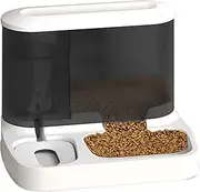 Automatic Cat Feeder | Pet Feeder and Water Dispenser - Auto Intelligent Slow Elevated Raised Waterer for Indoor Outdoor Puppy Kitten Animal Accessories