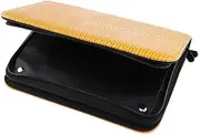 kokiya Waterproof Leather Case for Hair Scissors And Tools, Yellow