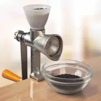 在飛比找蝦皮購物優惠-咖啡機 磨豆機 手動研磨機磨豆機大米手搖咖啡豆粉碎機鑄鐵鍍錫
