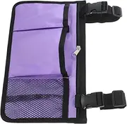 Walker Bag for Seniors Practical Wheelchair Armrest Hanging Bag Durable Side Storage Pouch with Strap for Everyday Essentials Lightweight and Easy to Install