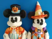 Brand new Disney Parks Mickey Mouse Magician & Minnie Witch 2020 Halloween Plush