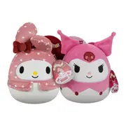 Squishmallows Valentines My Melody and Kuromi 8 inch Plush Pairs