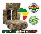 LEMON AFRICAN BLACK SOAP Organic GHANA Handmade Premium Quality CHOOSE SIZE !
