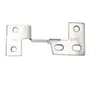 Pair Washington Polished Chrome Knife-Pivot Pin Hinges, 1/2" Frame A1032-26