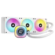 Corsair iCUE Link H150i LCD 360mm AIO Liquid CPU Cooler White