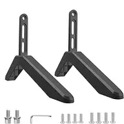 TV Stand Mount - 2 Pieces Stable Design Non-Slip Base TV Stand Legs | Adjustable TV Leg Replacement | Shockproof Design TVs Base Stand Suitable for Enhanced Viewing Comfort