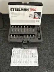 Steelman Pro 18 Pc Tamper Proof Diamond Force Star Bit Drivers 78764 New