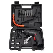 45pcs Cordless Screwdriver Drill Driver Screw Bit Set Rechargeable Electric Tool