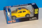 Maisto Transit Authority 1/64 Dollar General Volkswagen Beetle Dune Buggy Yellow