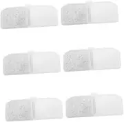 HANABASS 6Pcs Cat Water Fountain Replacement Filter Activated Carbon Pet Water Dispenser Durable and Stable Design for Clean Drinking Water for Cats and Dogs Efficient Odor