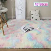 TieDye Carpet for Bedroom Living Soft Touch Feeling Silk Plush Material