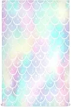 GAIREG Pastel Mermaid Scales Dish Towels for Kitchen, 28x18 Inch Decorative Farmhouse Kitchen Hand Towels, Set of 4