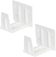 Cutelec Center Support Bracket 2 Pack White Color for 2" Low Profile Window Blinds Headrail Holder