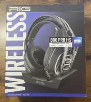 RIG 800 Pro HS Wireless Gaming Headset & Charging Stand (black) PS5 PS4 PC USB